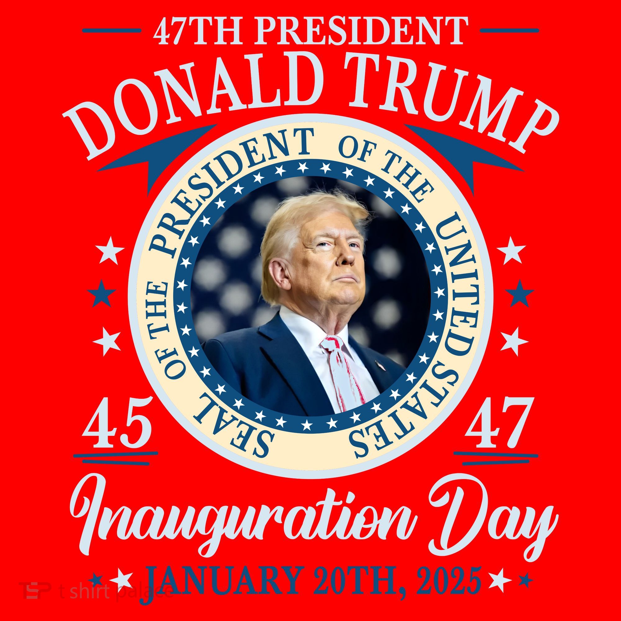 Donald Trump 47th President Inauguration 2025 Supporters Patriotic Sweatshirt