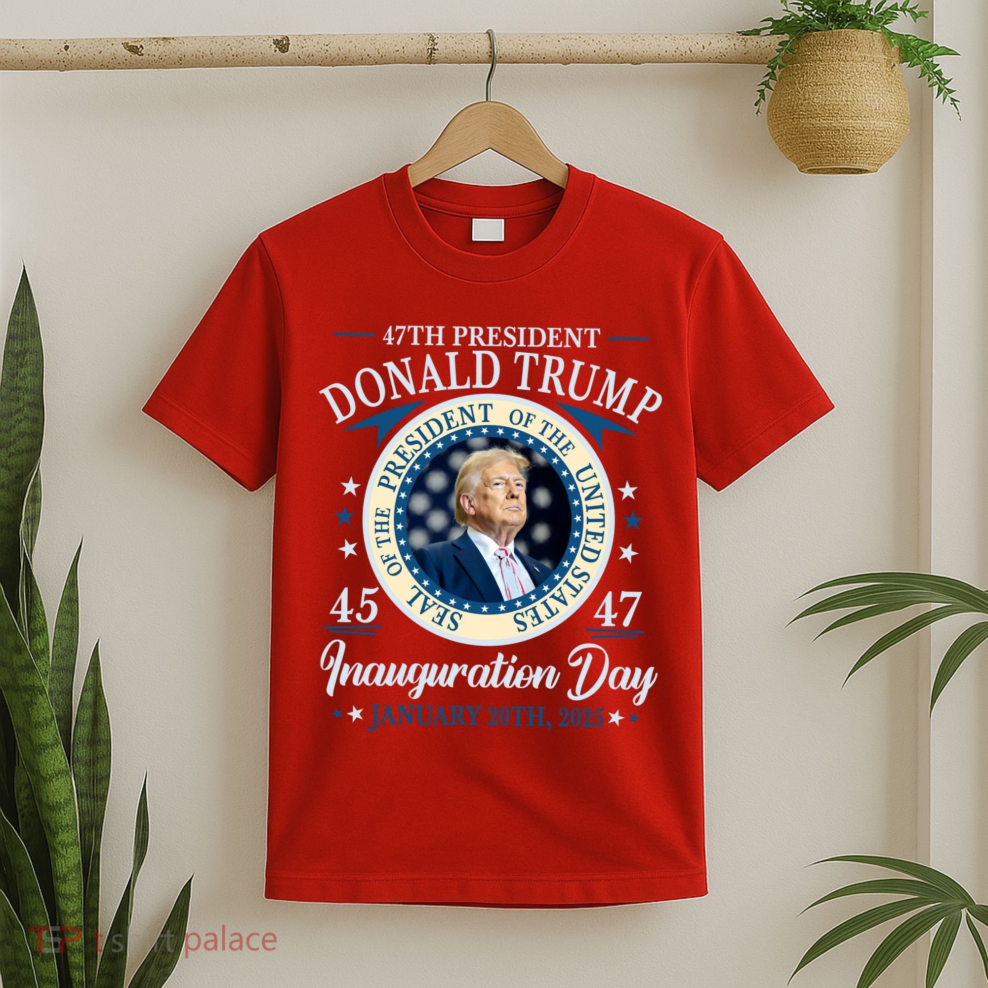 Donald Trump 47th President Inauguration 2025 Supporters Patriotic T-Shirt