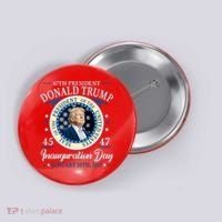 Donald Trump 47th President Inauguration 2025 Supporters Patriotic Button thumb 0