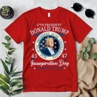 Donald Trump 47th President Inauguration 2025 Supporters Patriotic Premium T-Shirt thumb 2
