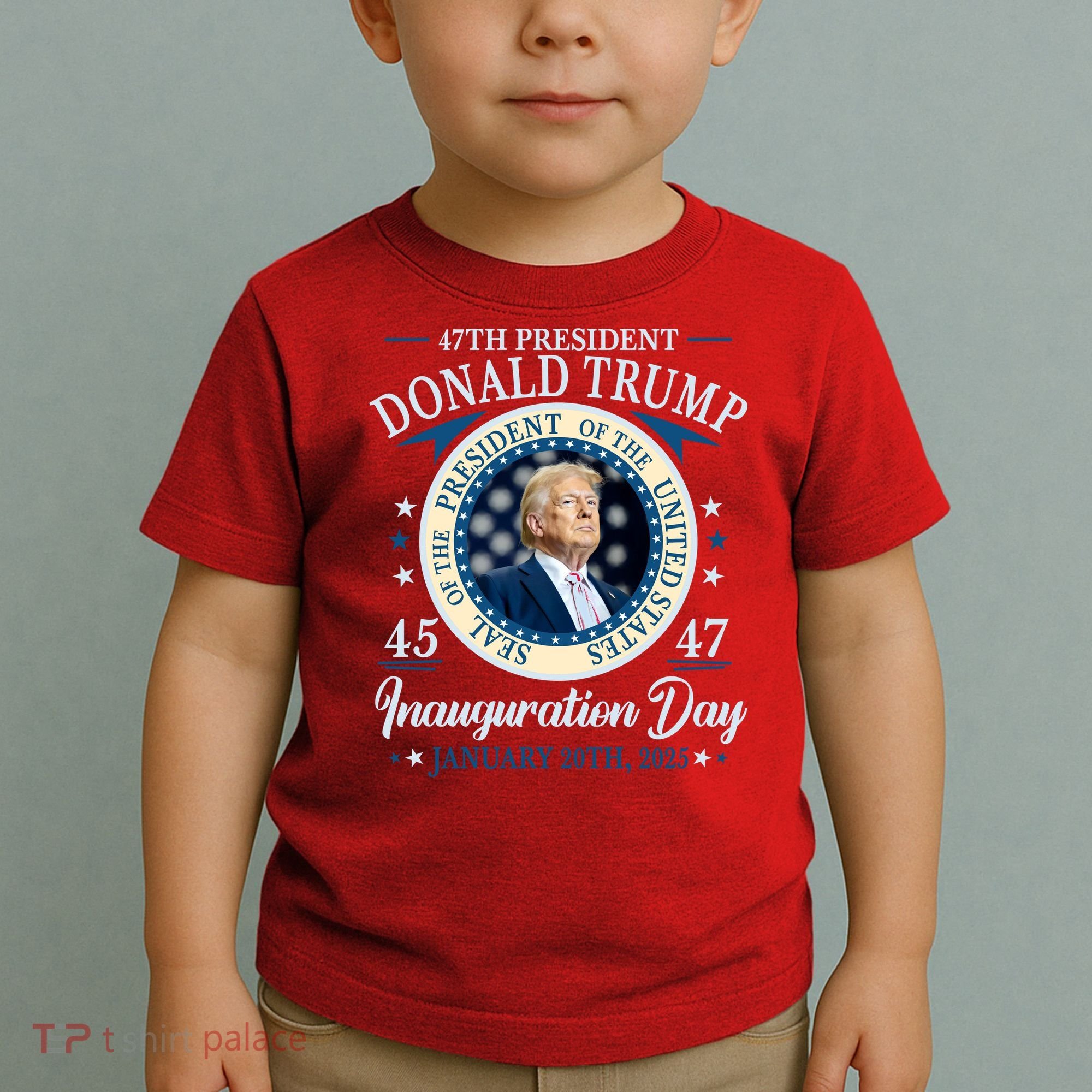 Donald Trump 47th President Inauguration 2025 Supporters Patriotic Toddler T-Shirt