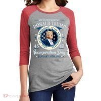Donald Trump 47th President Inauguration 2025 Supporters Patriotic Women's Tri-Blend 3/4-Sleeve Raglan Shirt thumb 2