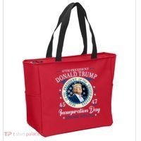 Donald Trump 47th President Inauguration 2025 Supporters Patriotic Tote Bag thumb 2