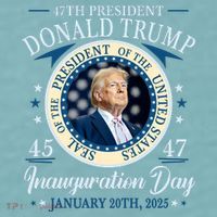 Donald Trump 47th President Inauguration 2025 Supporters Patriotic Sueded Cloud Jersey T-Shirt thumb 2
