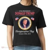Donald Trump 47th President Inauguration 2025 Supporters Comfort Colors Boxy T-Shirt thumb 0