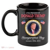 Donald Trump 47th President Inauguration 2025 Supporters 11oz C Handle Ceramic Mug thumb 2