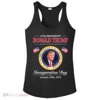 Donald Trump 47th President Inauguration 2025 Supporters Ladies PosiCharge Competitor Racerback Tank thumb 0