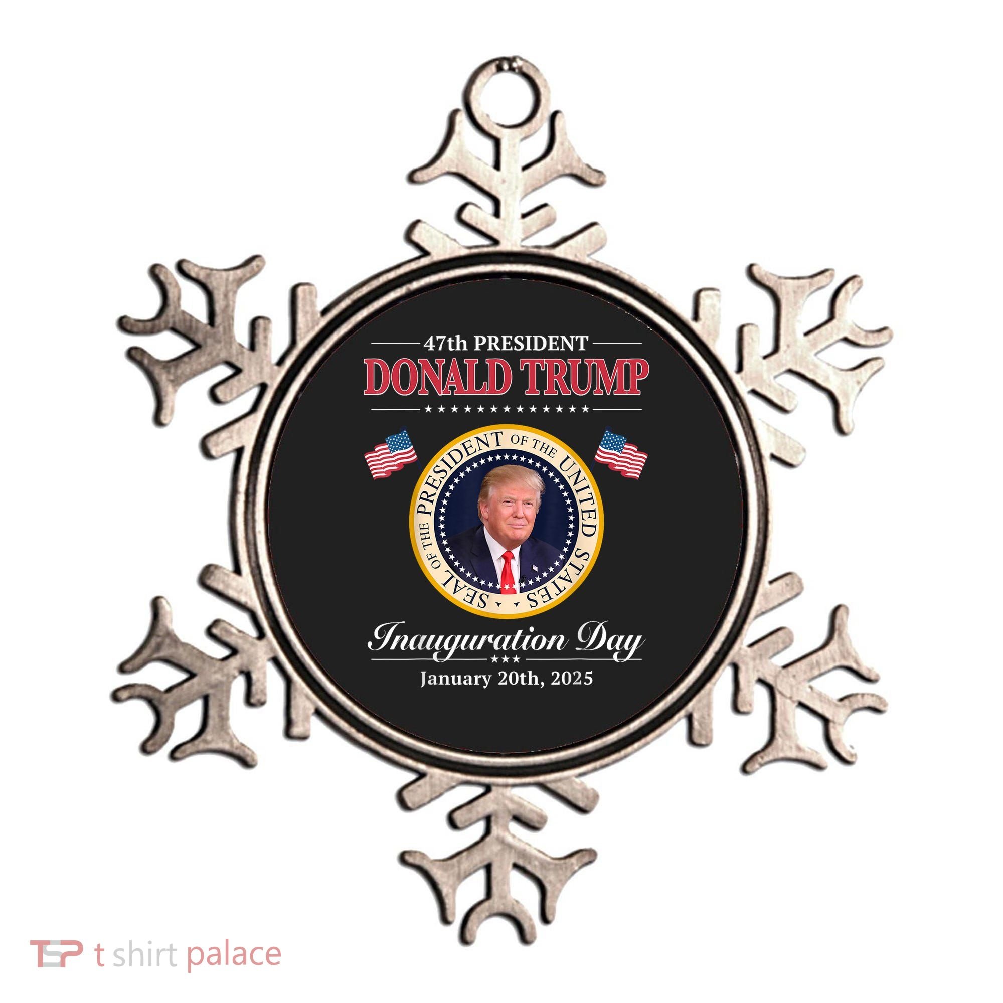 Donald Trump 47th President Inauguration 2025 Supporters Ornament