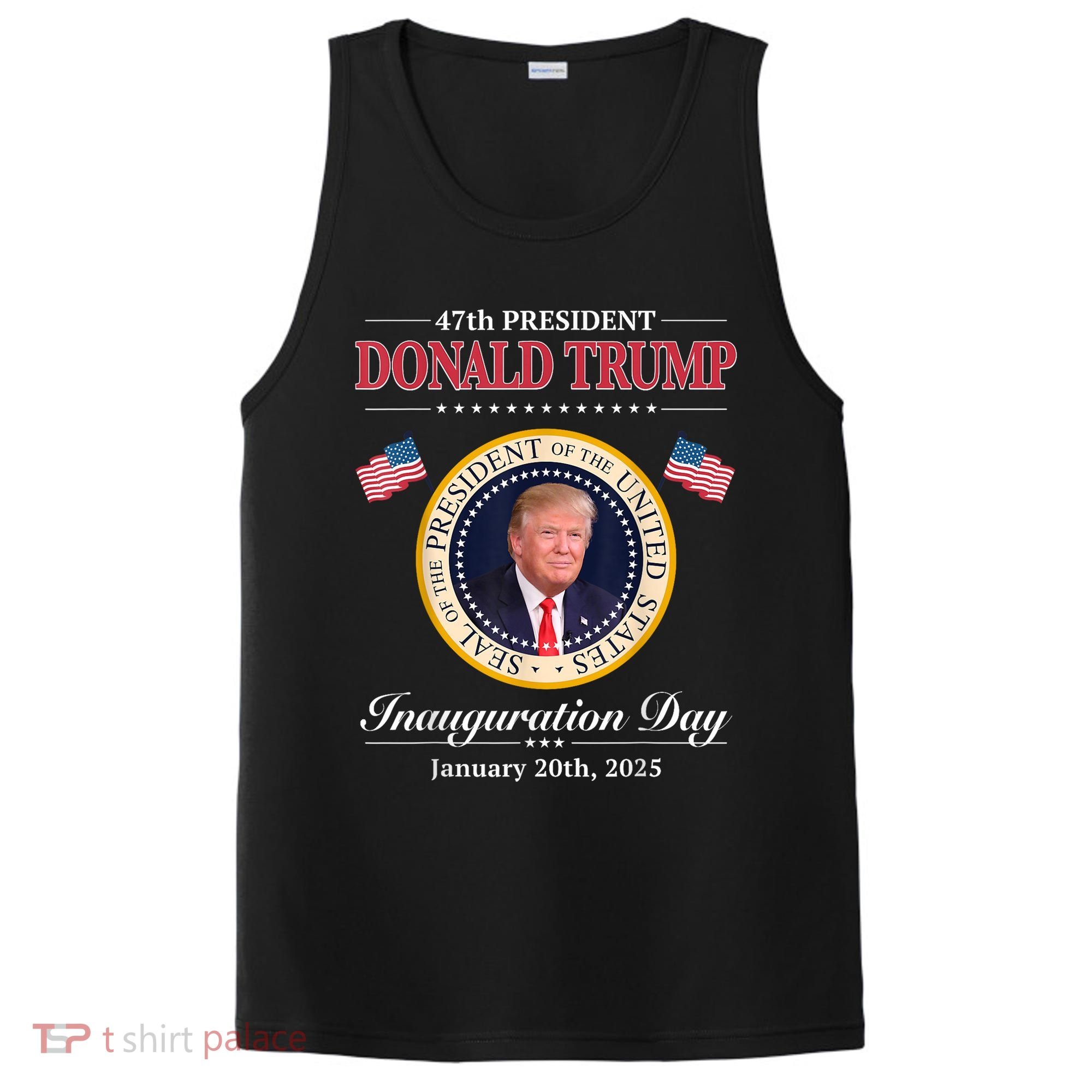 Donald Trump 47th President Inauguration 2025 Supporters PosiCharge Competitor Tank