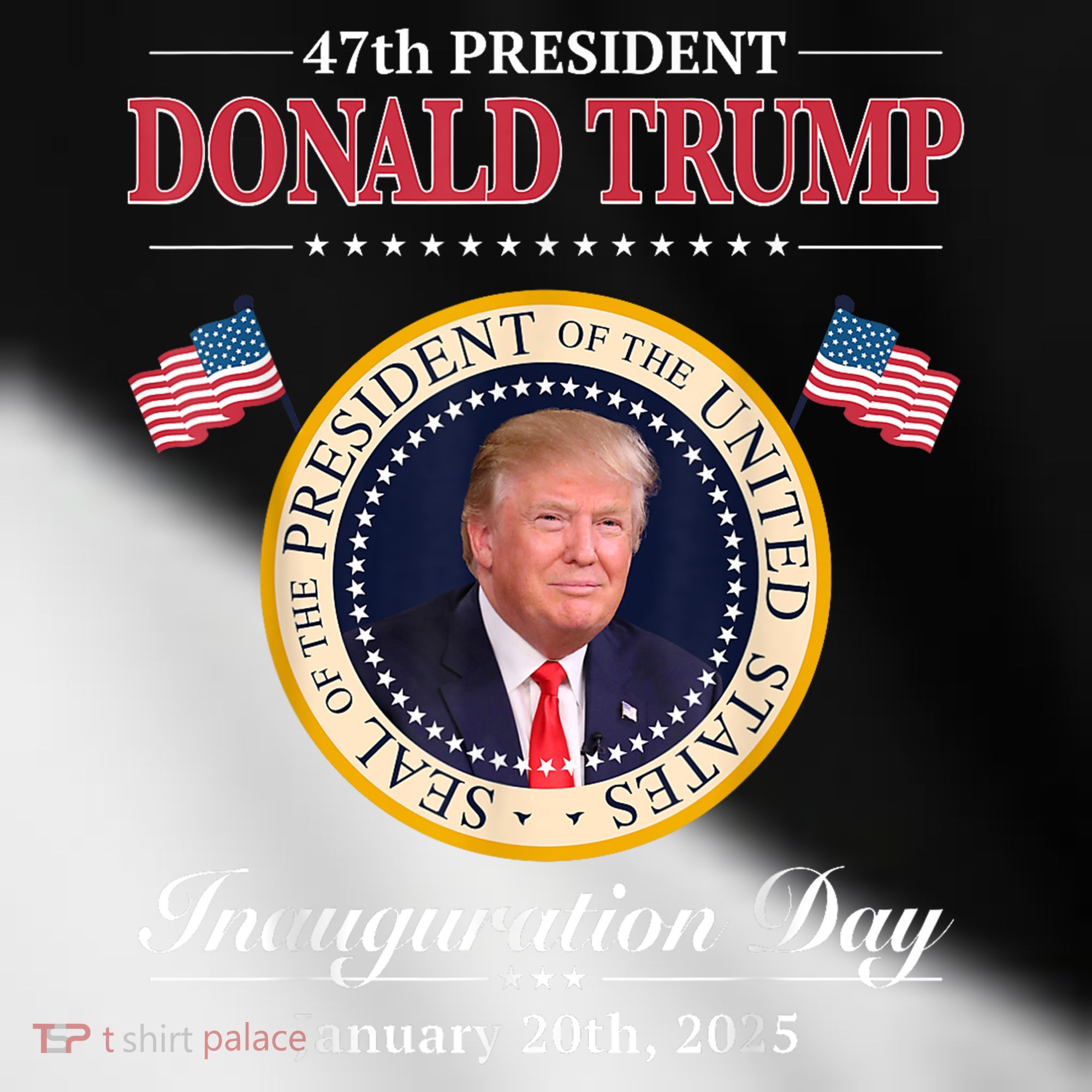 Donald Trump 47th President Inauguration 2025 Supporters Toddler Fine Jersey T-Shirt