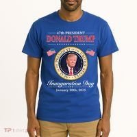 Donald Trump 47th President Inauguration 2025 Supporters Tall T-Shirt thumb 2