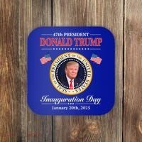 Donald Trump 47th President Inauguration 2025 Supporters Coaster thumb 0