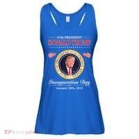 Donald Trump 47th President Inauguration 2025 Supporters Ladies Essential Flowy Tank thumb 0