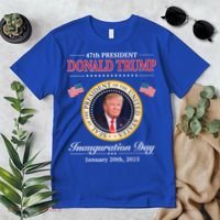 Donald Trump 47th President Inauguration 2025 Supporters Premium T-Shirt thumb 2