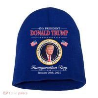 Donald Trump 47th President Inauguration 2025 Supporters Short Acrylic Beanie thumb 0