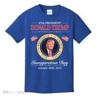 Donald Trump 47th President Inauguration 2025 Supporters Kids T-Shirt thumb 0