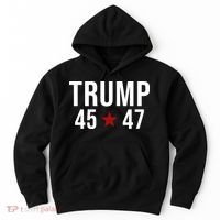 Donald Trump 45 47th President Hoodie thumb 0