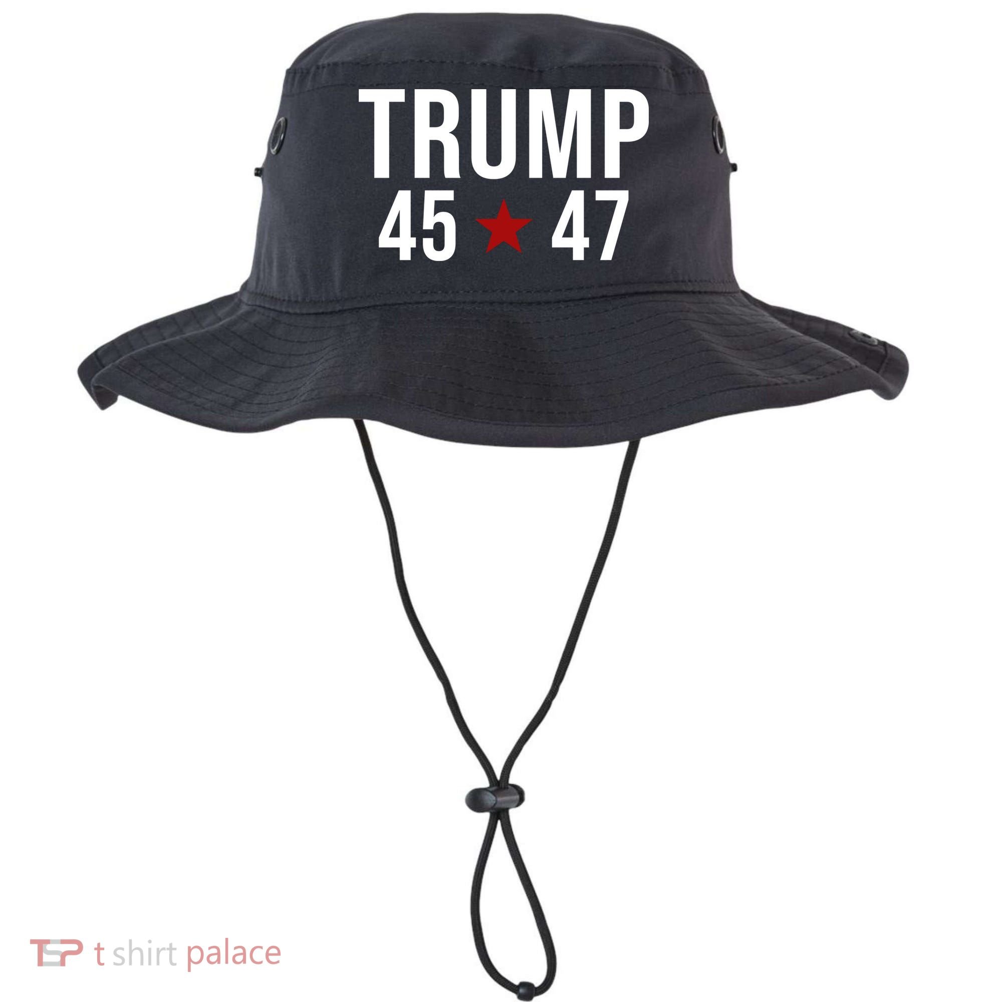 Donald Trump 45 47th President Bucket Hat