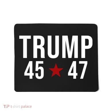 Donald Trump 45 47th President Mousepad