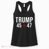 Donald Trump 45 47th President Women's Tank Top thumb 0