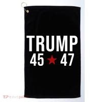 Donald Trump 45 47th President Golf Towel thumb 0