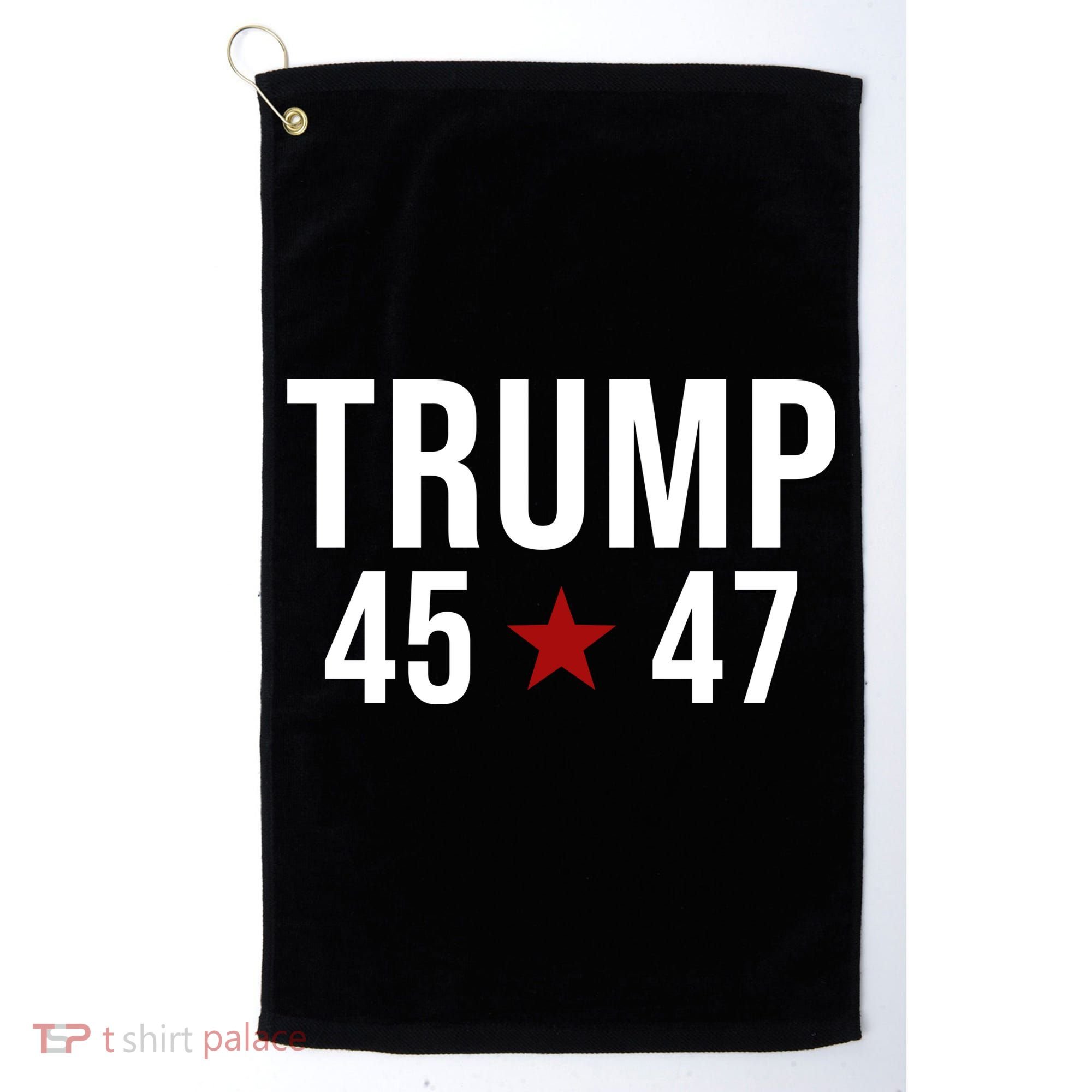 Donald Trump 45 47th President Golf Towel