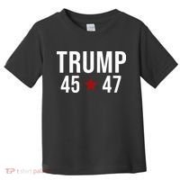 Donald Trump 45 47th President Toddler T-Shirt thumb 0