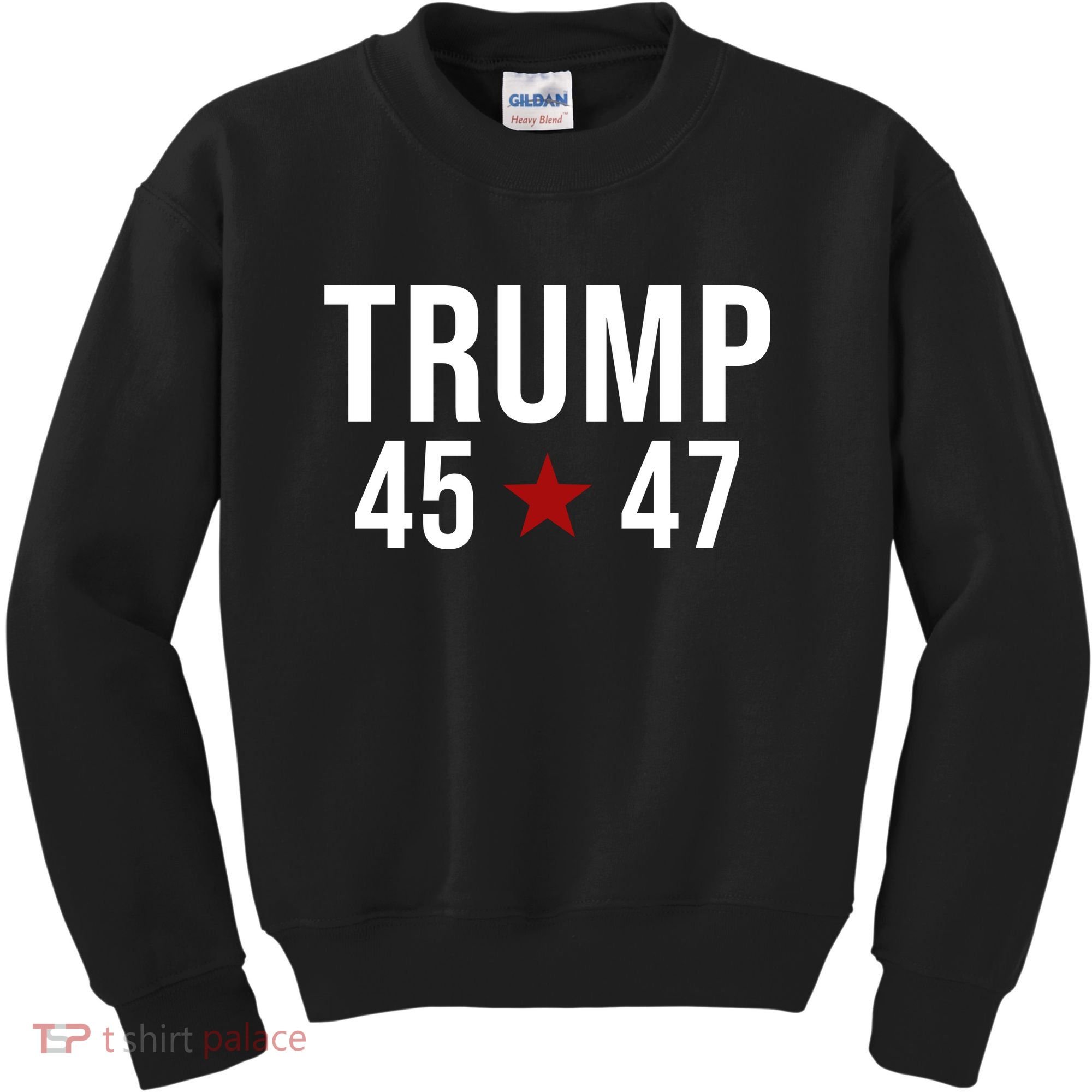 Donald Trump 45 47th President Kids Sweatshirt