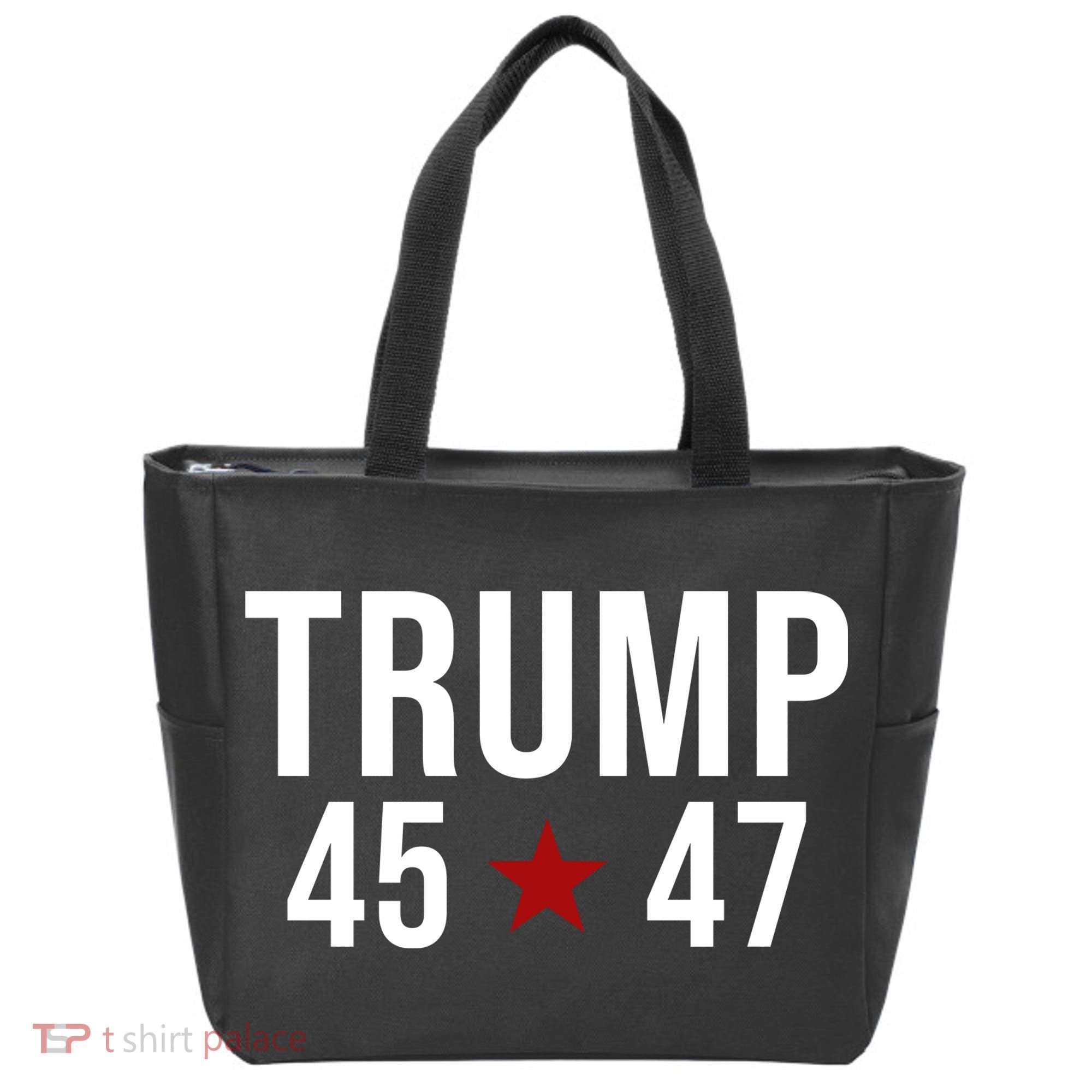 Donald Trump 45 47th President Tote Bag
