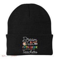Dream Team 5th Grade Teacher Fifth Grade Back To School Beanie thumb 0