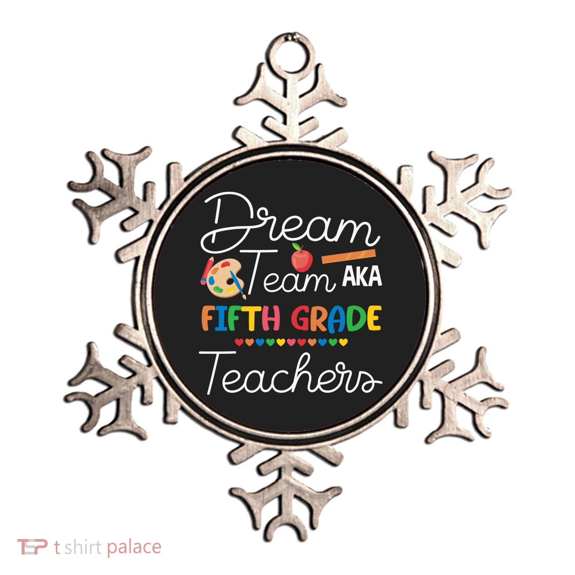 Dream Team 5th Grade Teacher Fifth Grade Back To School Ornament