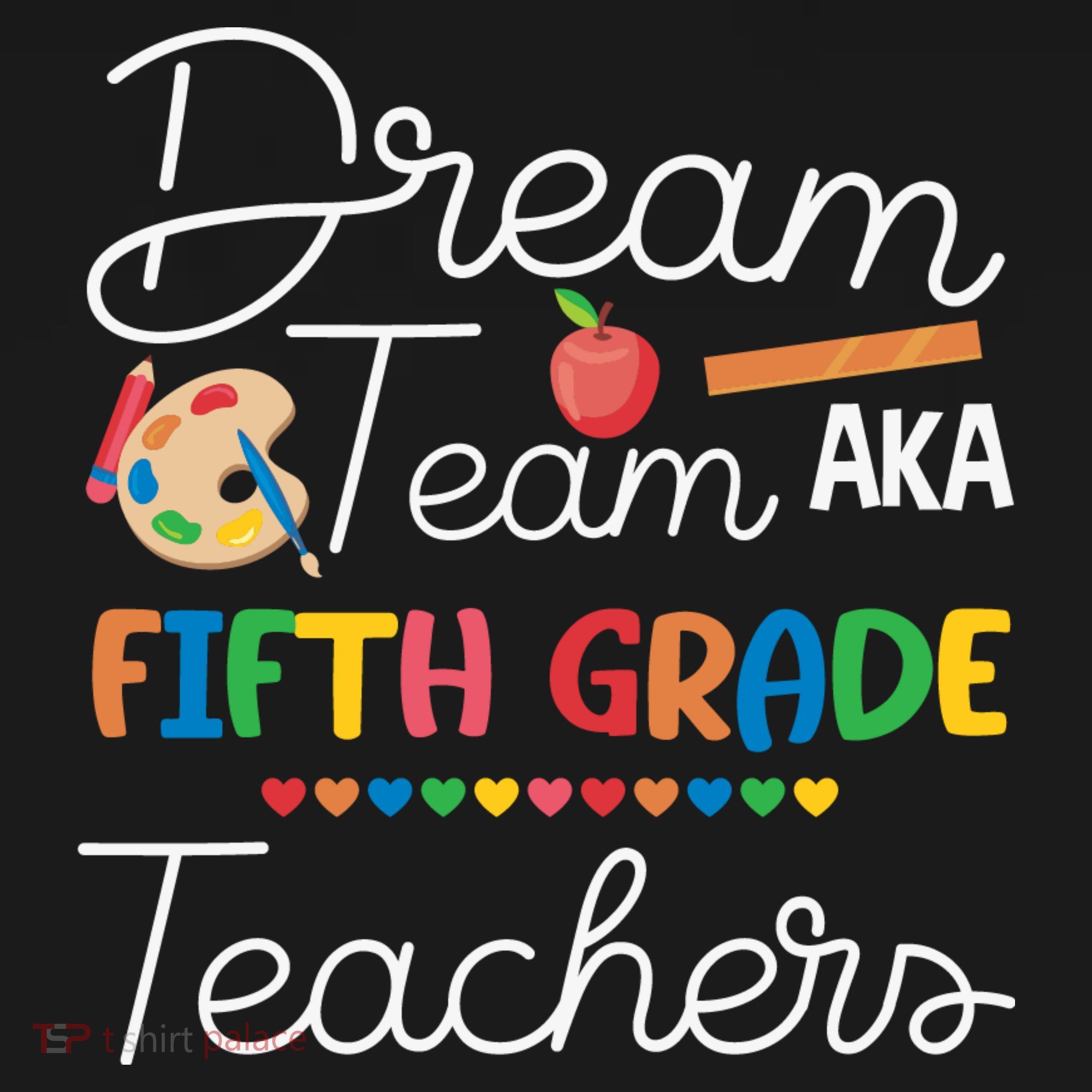 Dream Team 5th Grade Teacher Fifth Grade Back To School Ornament
