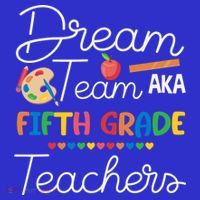 Dream Team 5th Grade Teacher Fifth Grade Back To School Button thumb 1