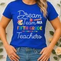 Dream Team 5th Grade Teacher Fifth Grade Back To School Women's T-Shirt thumb 2