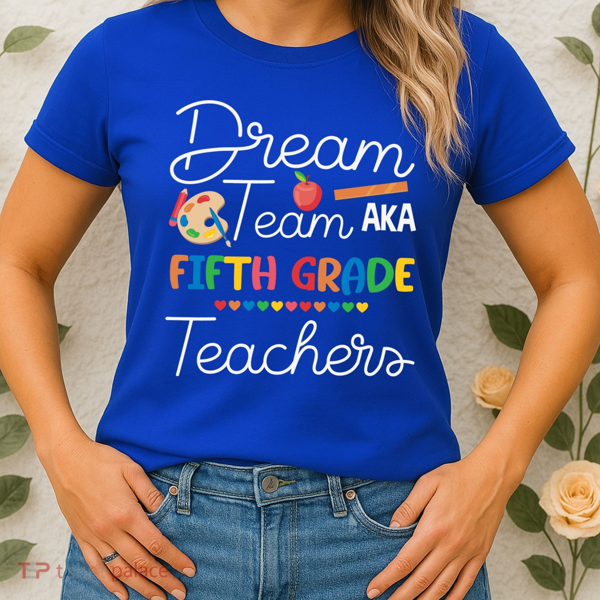 Dream Team 5th Grade Teacher Fifth Grade Back To School Women's T-Shirt