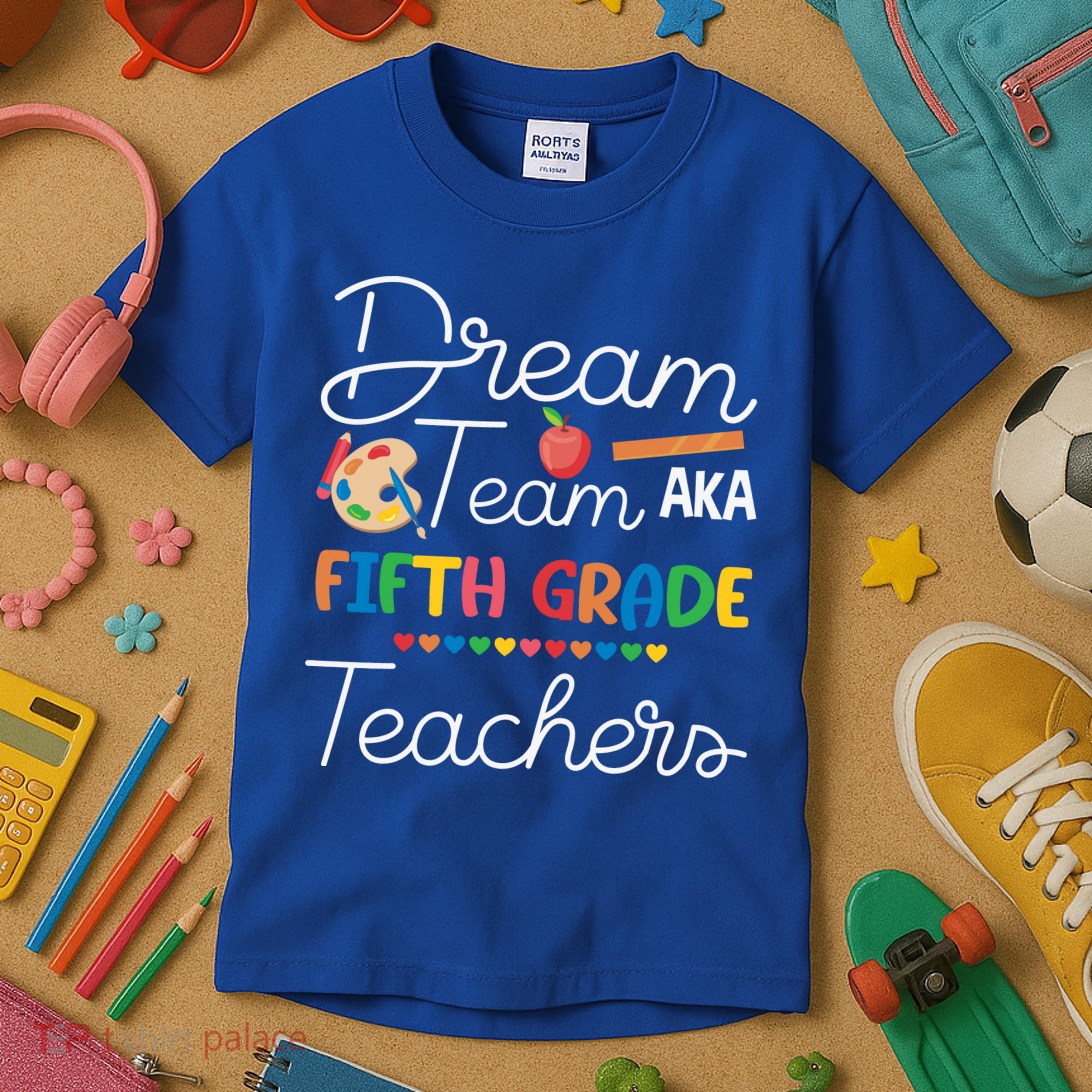 Dream Team 5th Grade Teacher Fifth Grade Back To School Kids T-Shirt