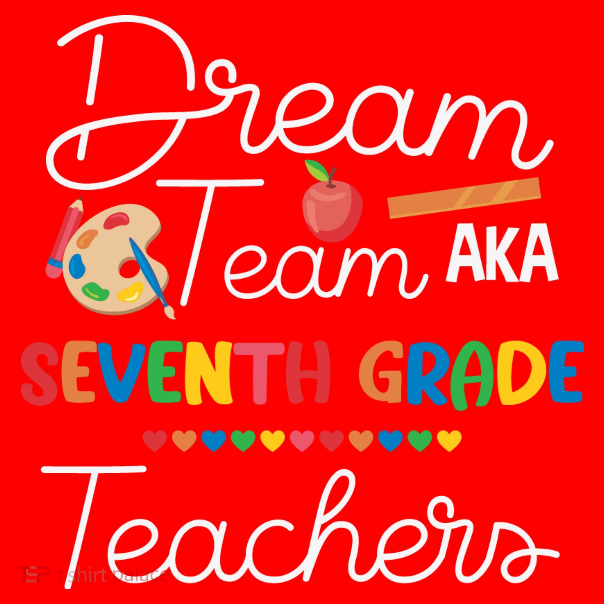 Dream Team 7th Grade Teacher Seventh Grade Back To School Santa Hat