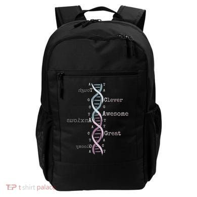 Dna Tee Awesome Genome Funny Science Genetics Birthday Gift Backpack
