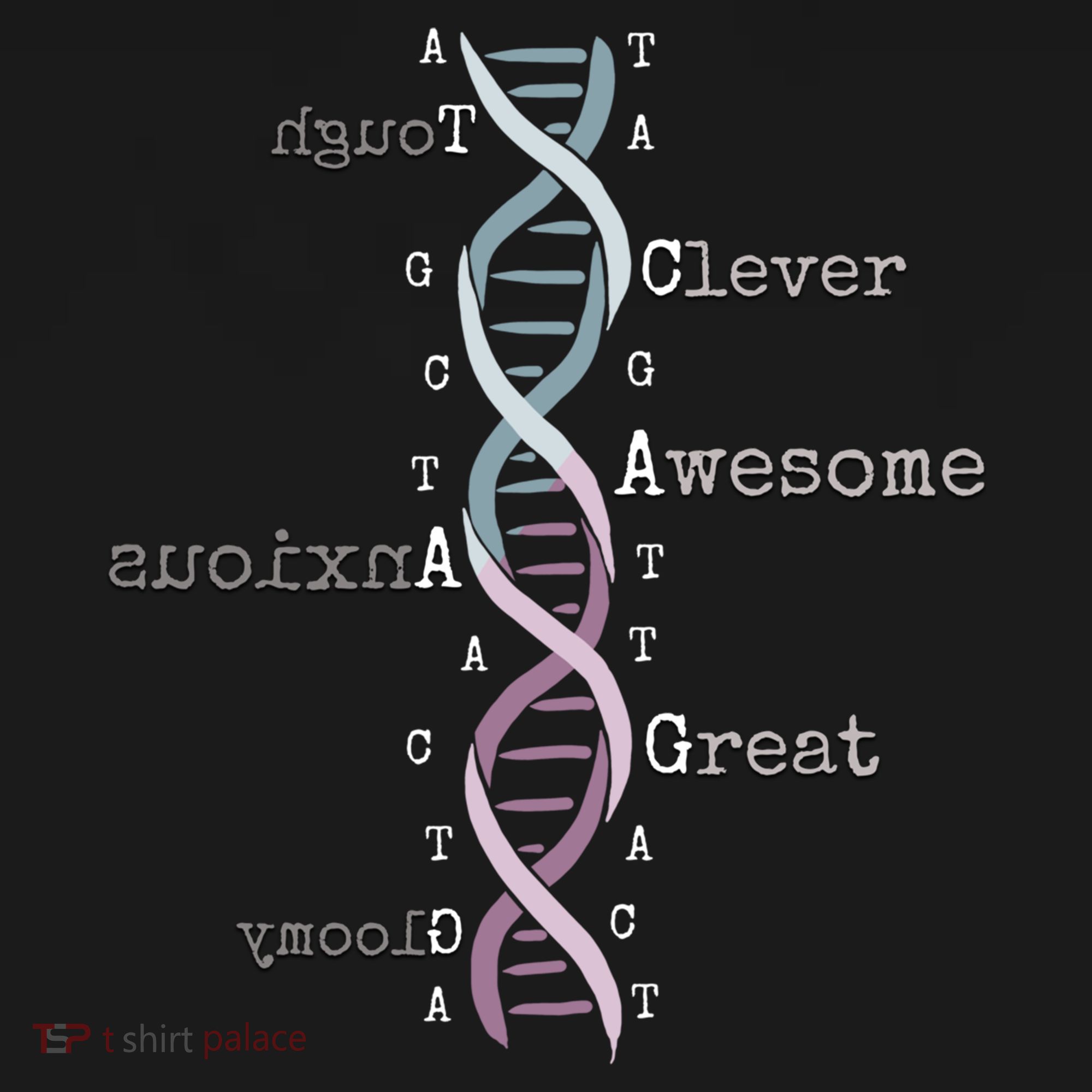 Dna Tee Awesome Genome Funny Science Genetics Birthday Gift Backpack
