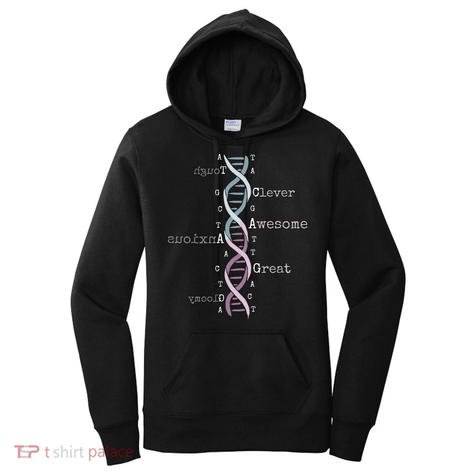 Dna Tee Awesome Genome Funny Science Genetics Birthday Gift Women's Hoodie