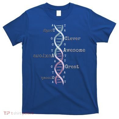 Dna Tee Awesome Genome Funny Science Genetics Birthday Gift T-Shirt