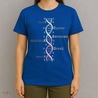 Dna Tee Awesome Genome Funny Science Genetics Birthday Gift T-Shirt thumb 4