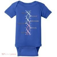 Dna Tee Awesome Genome Funny Science Genetics Birthday Gift Baby Bodysuit thumb 0