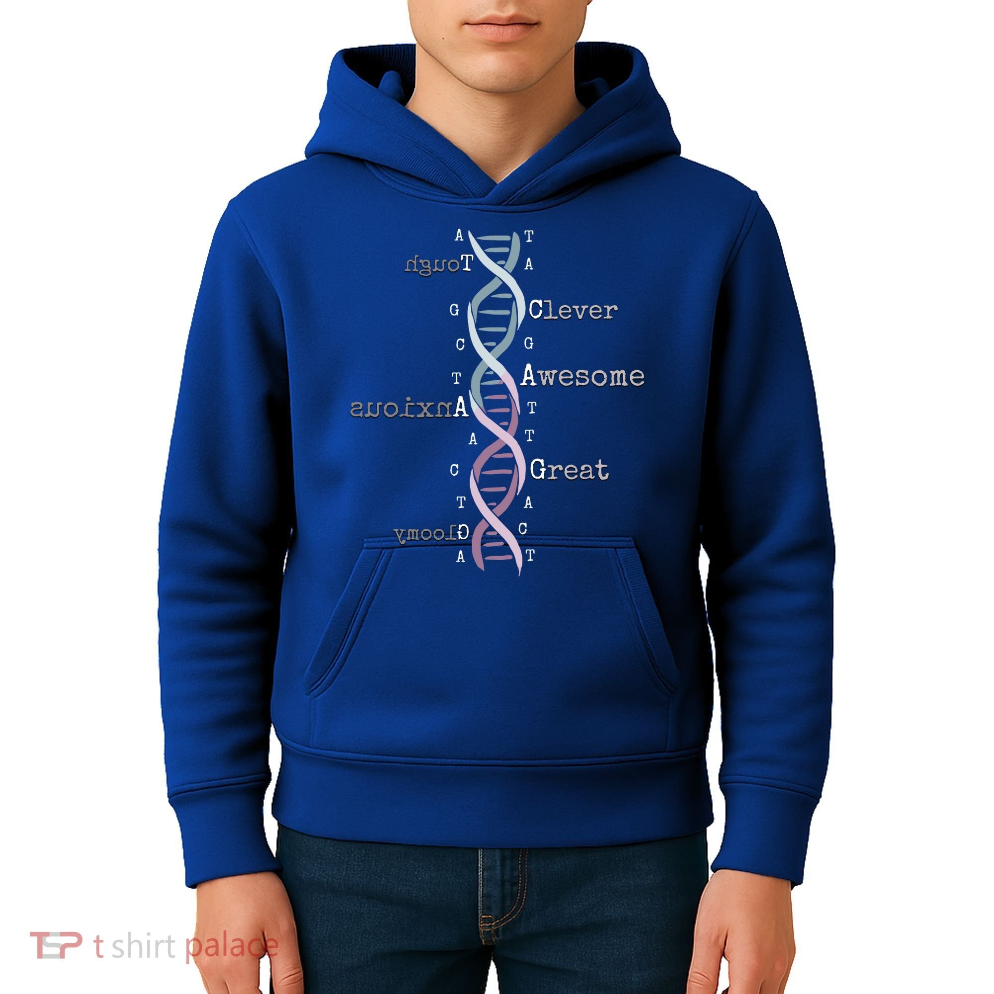 Dna Tee Awesome Genome Funny Science Genetics Birthday Gift Kids Hoodie