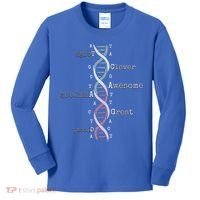 Dna Tee Awesome Genome Funny Science Genetics Birthday Gift Kids Long Sleeve Shirt thumb 0