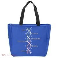Dna Tee Awesome Genome Funny Science Genetics Birthday Gift Tote Bag thumb 0