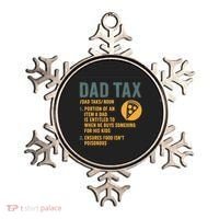 Dad Tax: A Fun Take on Fatherhood Ornament thumb 0