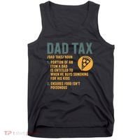 Dad Tax: A Fun Take on Fatherhood Tank Top thumb 0