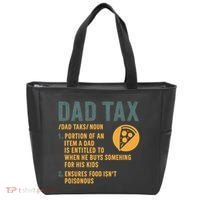 Dad Tax: A Fun Take on Fatherhood Tote Bag thumb 0