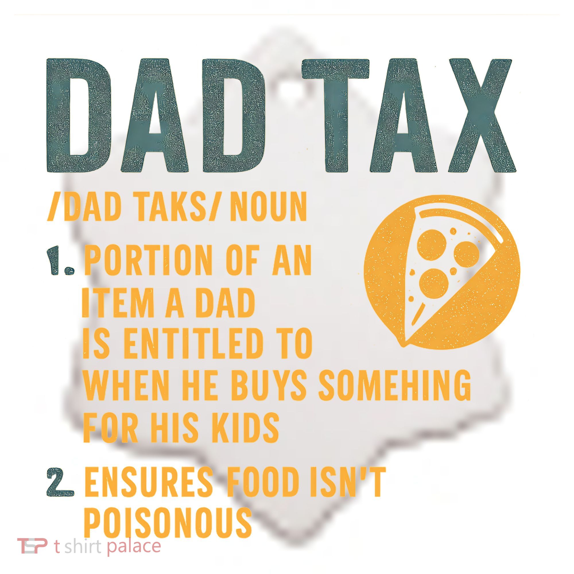 Dad Tax: A Fun Take on Fatherhood Ceramic Ornament